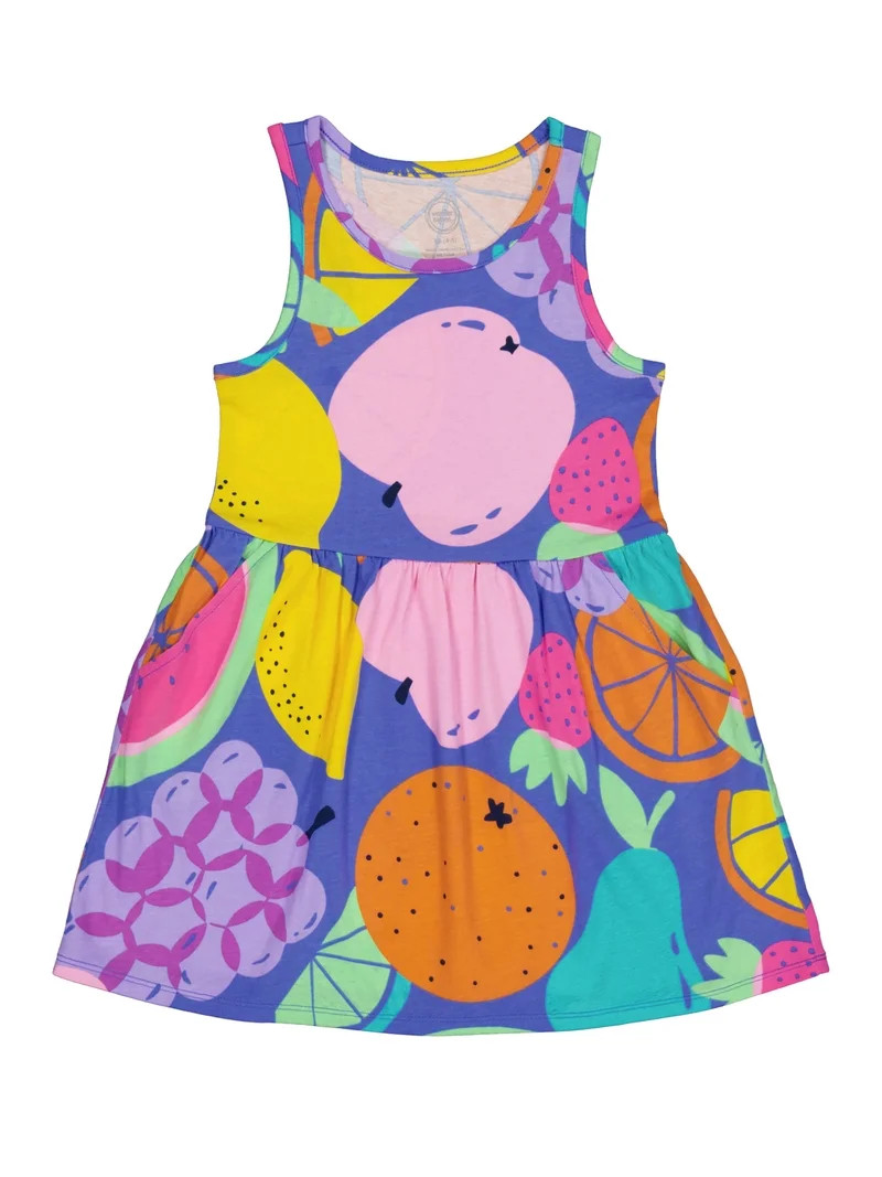 Wonder Nation Tank Play Dress, Sizes 4-18 & Plus | Walmart (US)