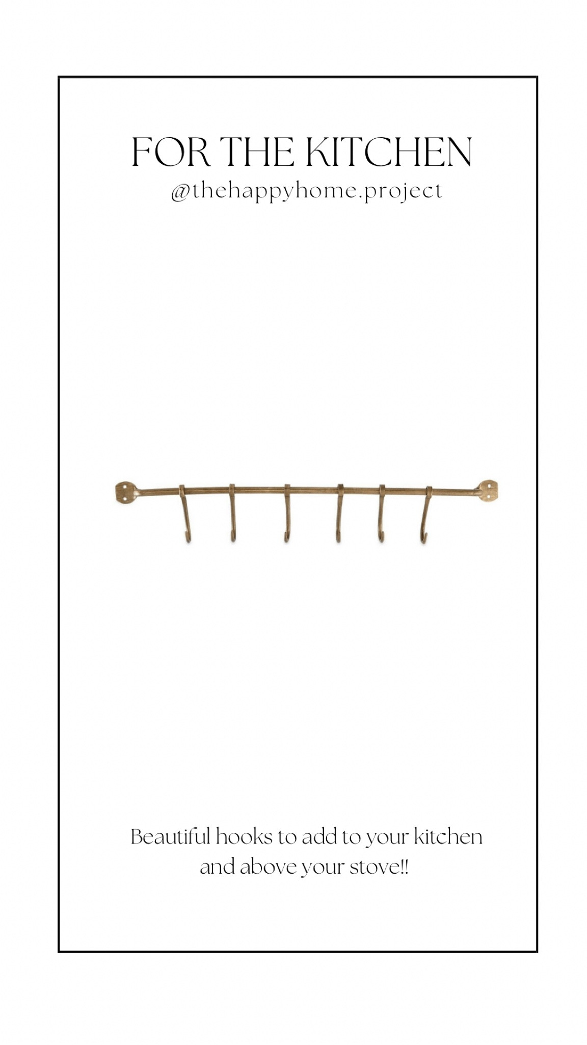 Antique brass hook set for the kitchen

#LTKGiftGuide #LTKFind #LTKhome