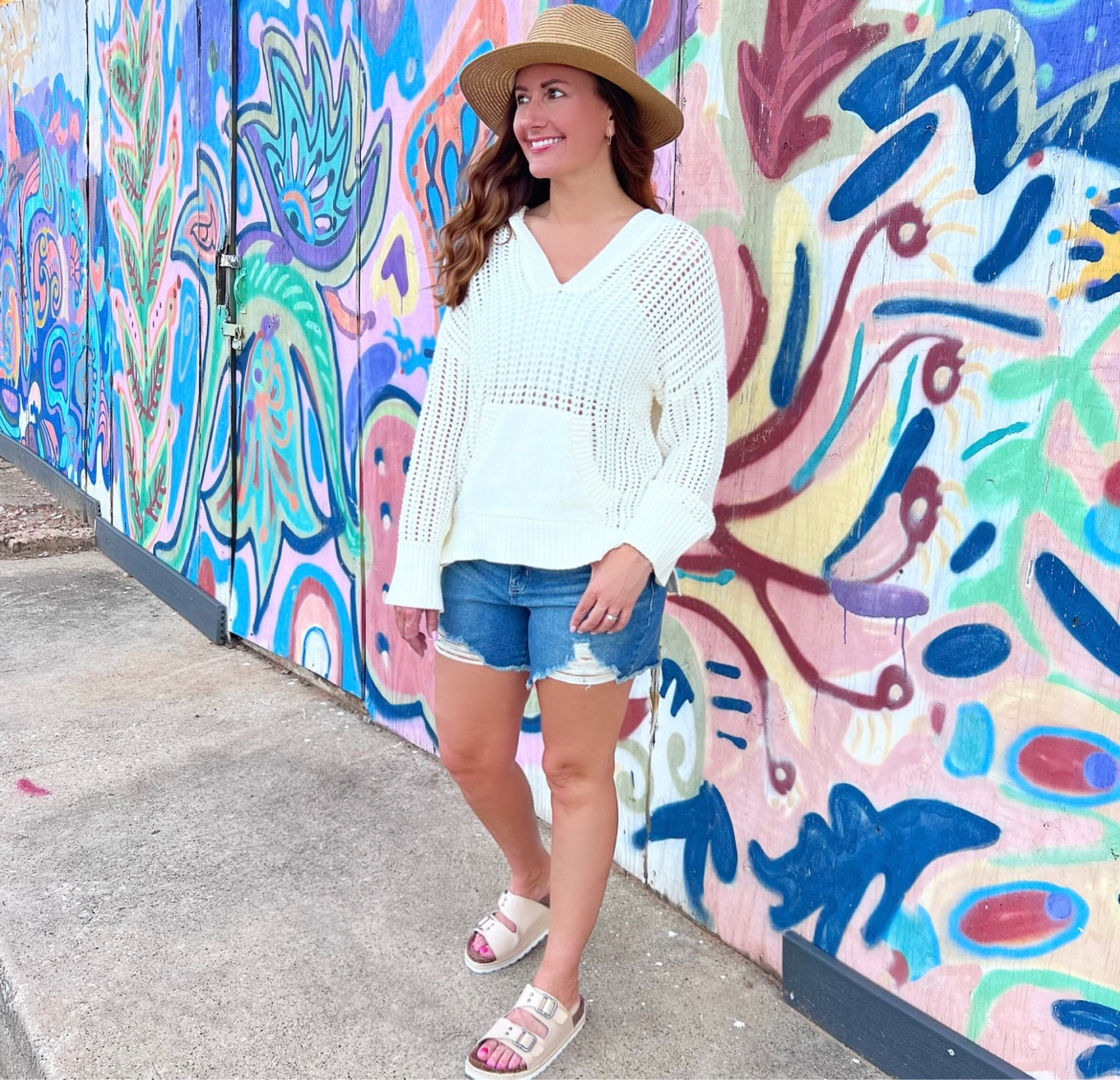 Love these destructed shorts! Mid rise, 5 inch inseam with cute distressing and some stretch! Wearing a 6.
This crochet hoodie is super cute for a cooler summer night! Wearing a medium. 
.
#walmart
#walmartfashion 
#hoodie 


Follow my shop @crispcollectiveig on the @shop.LTK app to shop this post and get my exclusive app-only content!

#liketkit 
@shop.ltk
https://liketk.it/4bJfq

#LTKstyletip #LTKSeasonal #LTKunder50