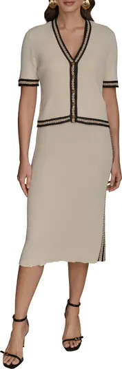 Donna Karan New York Ribbed Dress & Sweater Set | Nordstrom | Nordstrom