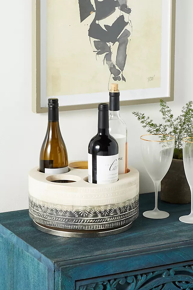 Chiara Rotating Wine Holder | Anthropologie (US)