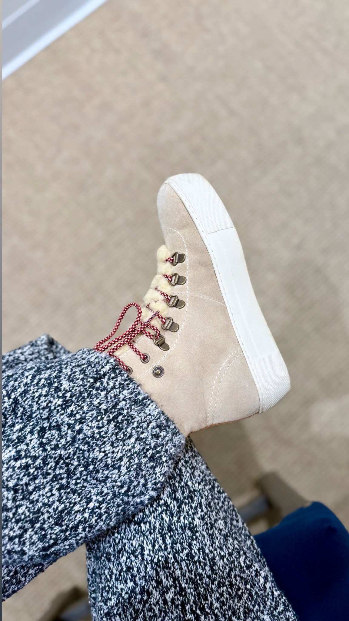 a winter must // Penelope Chilvers Lumberjack Pony Wool-Lined Sneakers