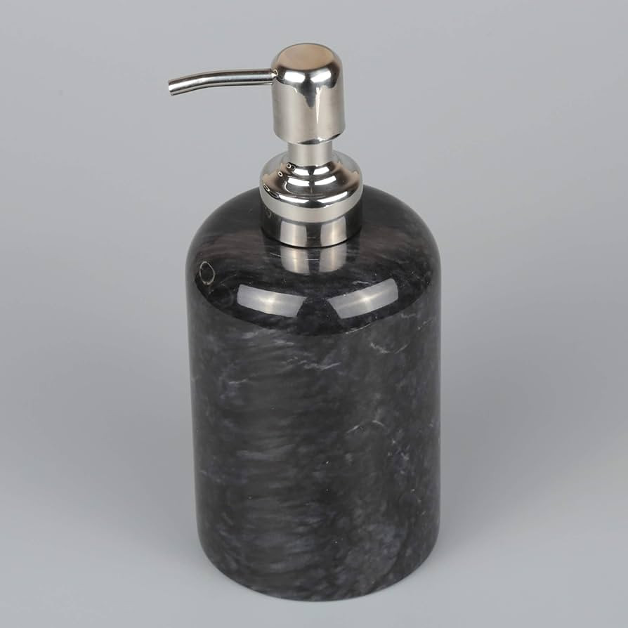 Creative Home Natural Black Marble Liquid Hand Soap, Lotion Dispenser Sanitizer Dispenser for Bat... | Amazon (US)