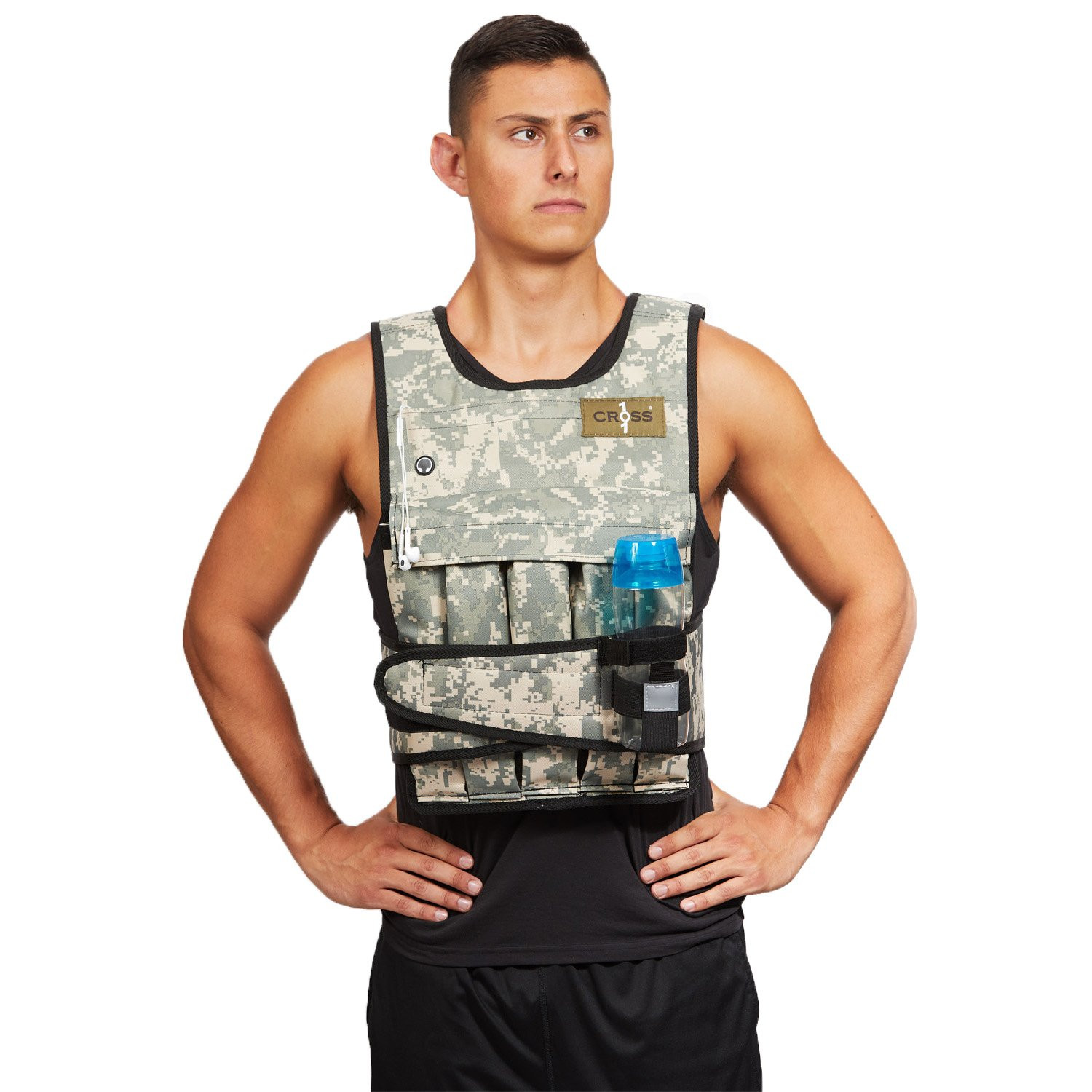 20LBS - 140LBS Adjustable Weighted Vest With Shoulder Pads Option for Men and Women | Amazon (US)