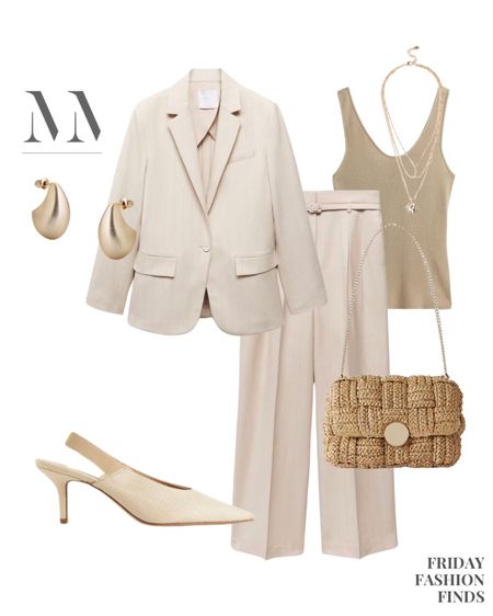 Elevated linen suit outfit 
Blazer and linen trousers 

#LTKSeasonal #LTKstyletip
