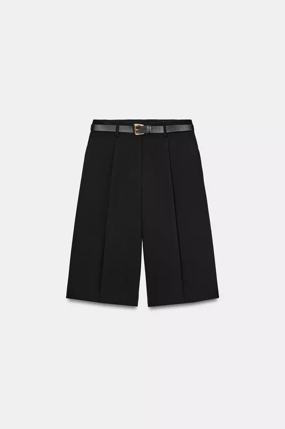 LACE TRIM SHORTS | Zara US