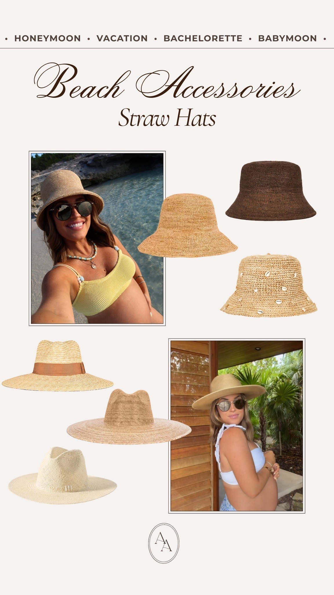Linking some of my favorite straw hats for the beach- Both of mine are from the brand Lack of Color, and I’ve had them for years! 

Vacation outfits || beach vacation outfits || beach accessories || resort wear || trendy fashion || straw hats || bucket hats ||

#LTKSwim #LTKootd #LTKTravel