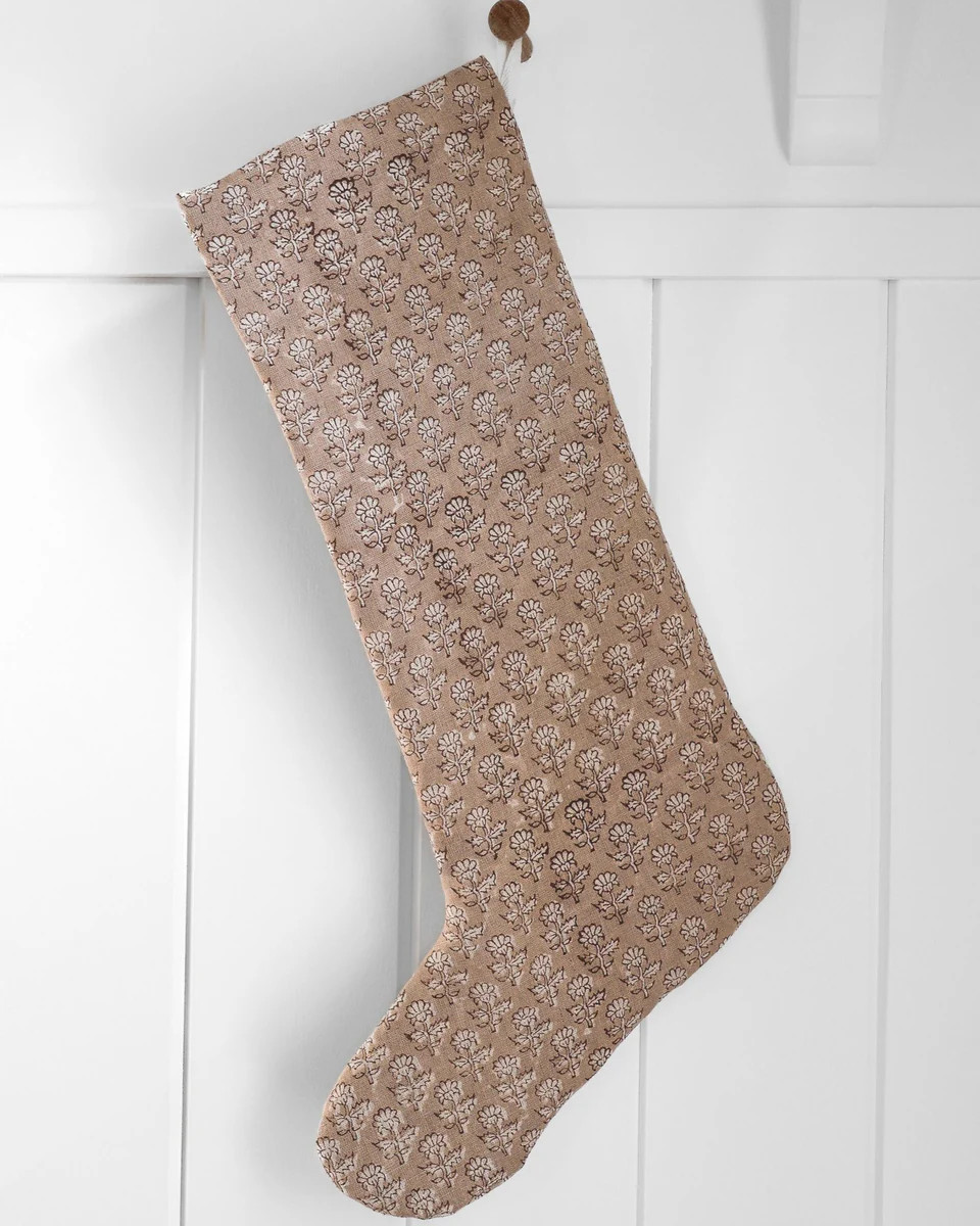 Rose Amour Christmas Stocking | Large Minimal Design | Hackner Home (US)