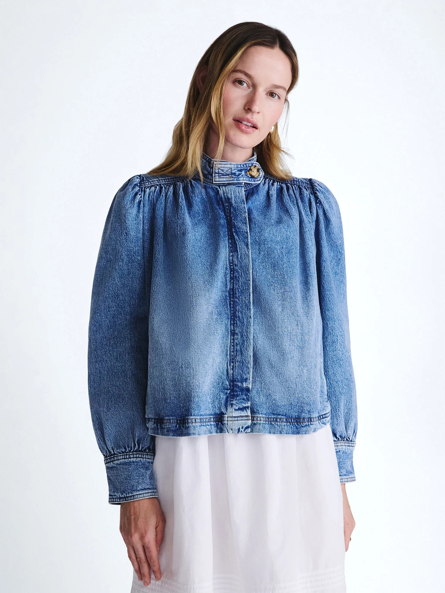 Scoop Women’s Cropped Ruched Jacket, Sizes XS-XXL | Walmart (US)