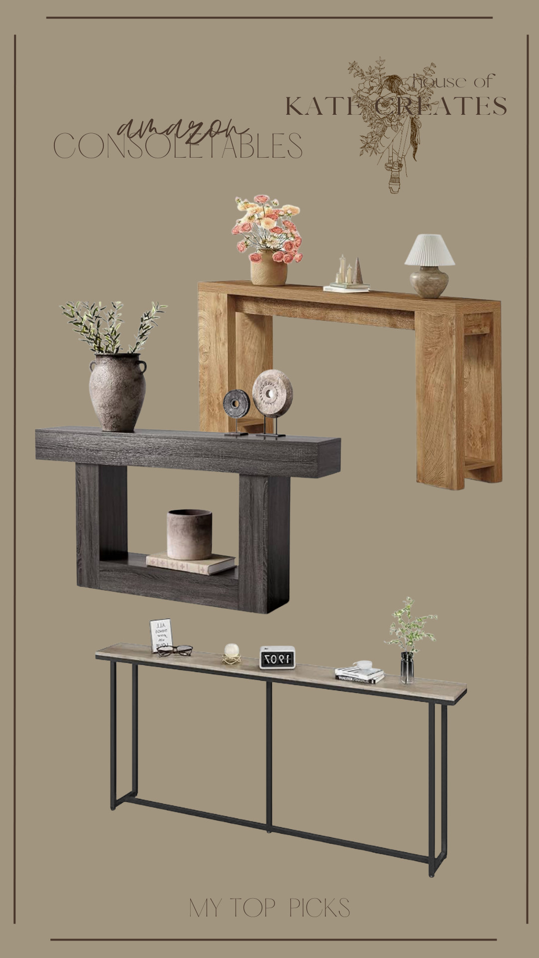 GREAT CONSOLE TABLE OPTIONS AND ON SALE!! 

 #LTKSeasonal #LTKHome