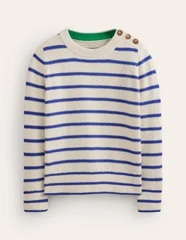 Button Detail Stitch Sweater | Boden (US)