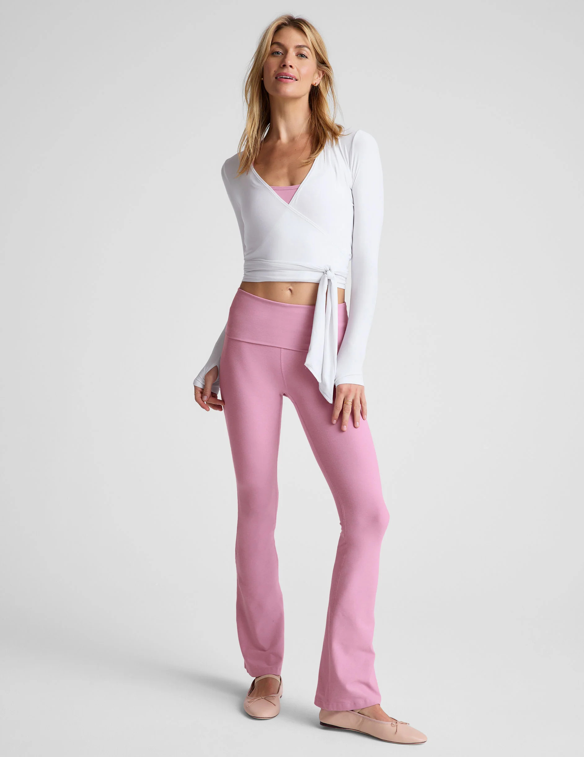 Featherweight Waist No Time Wrap Top | Beyond Yoga | Beyond Yoga