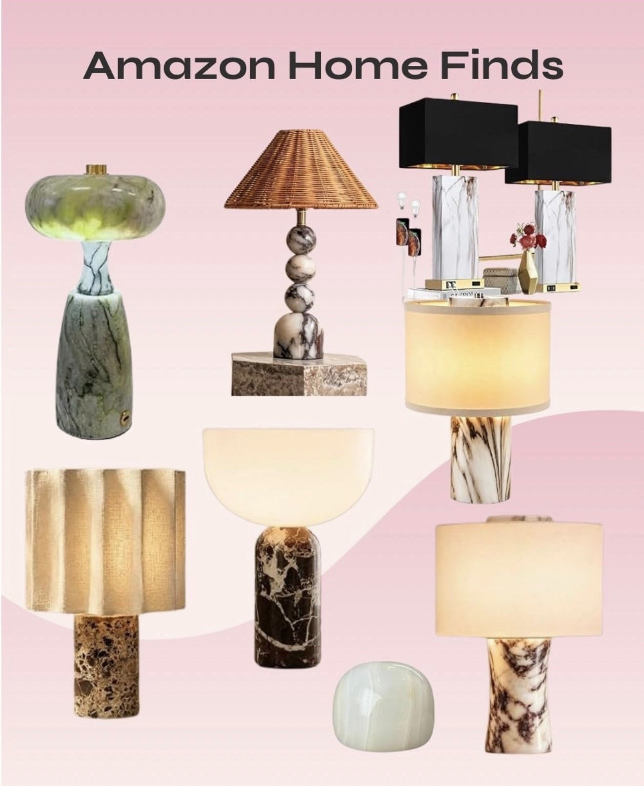 Unique marble lamps❤️ Create a cozy soft glow with the stylish marble lamps. #HomeDecorInpo #LightingDesign #CozyHome #NeutralDecor #HomeStyling #DecorLover #NeutralHome

#LTKHome #LTKSeasonal #LTKSaleAlert