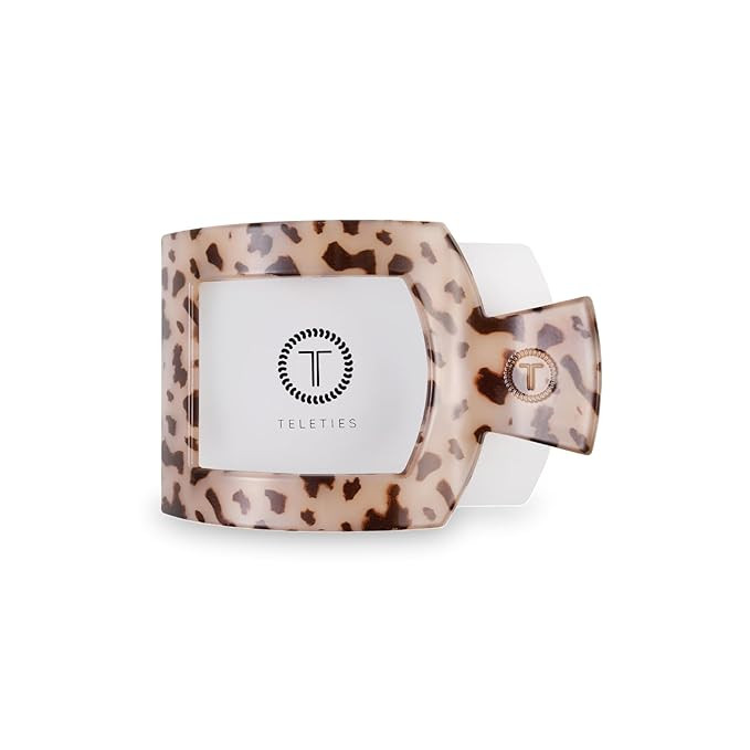 TELETIES - Medium Flat Square Clip - For Lying Down, Yoga, Driving & More - Strong Grip, Bendable... | Amazon (US)