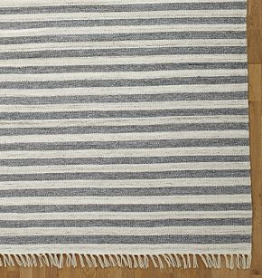Heathered Stripe Indoor/Outdoor Flatweave Rug | Rejuvenation