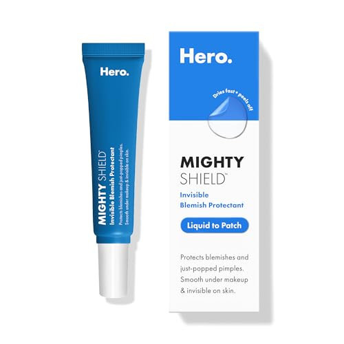 HERO COSMETICS Mighty Shield™ Liquid Patch Invisible Blemish Protectant for Pimples, Zits, and Blemish Wounds. Fast-Drying and Protects Blemishes from Makeup, Sunscreen | Amazon (US)