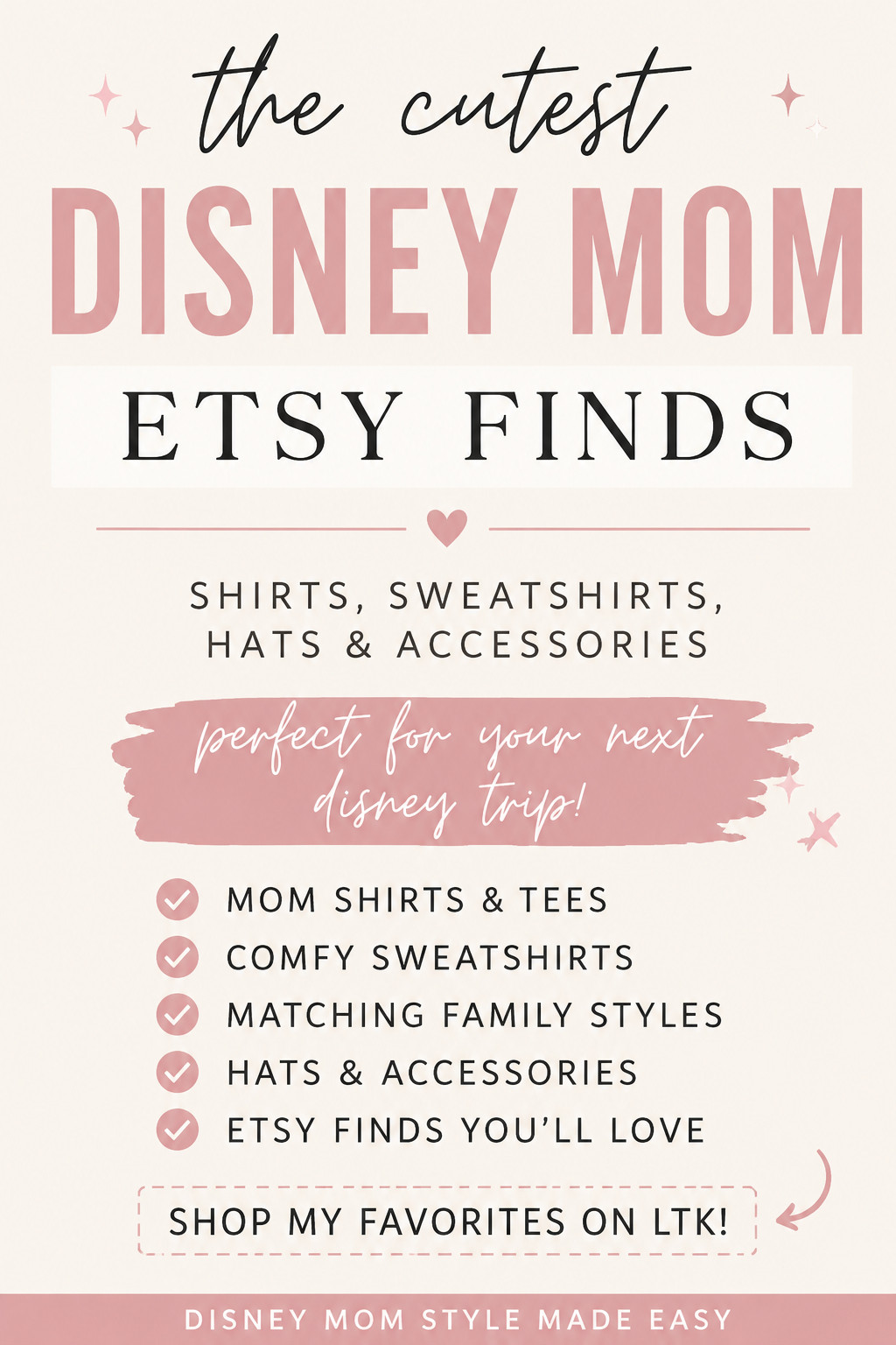 Cute Disney mom shirts you'll actually want to wear! ✨ If you're planning a Disney World or Disneyland trip, these Etsy finds are perfect for park outfits, matching family photos, and Disney mom style. From vintage tees to embroidered favorites, I've rounded up the best Disney-inspired pieces for your next vacation. 🏰🤍

#DisneyMomShirts #DisneyWorldOutfits #DisneyStyle #DisneyVacation #DisneyFashion #DisneyMomLife #DisneyTripPlanning #LTKFashion
 

 #LTKgrwm #LTKootd