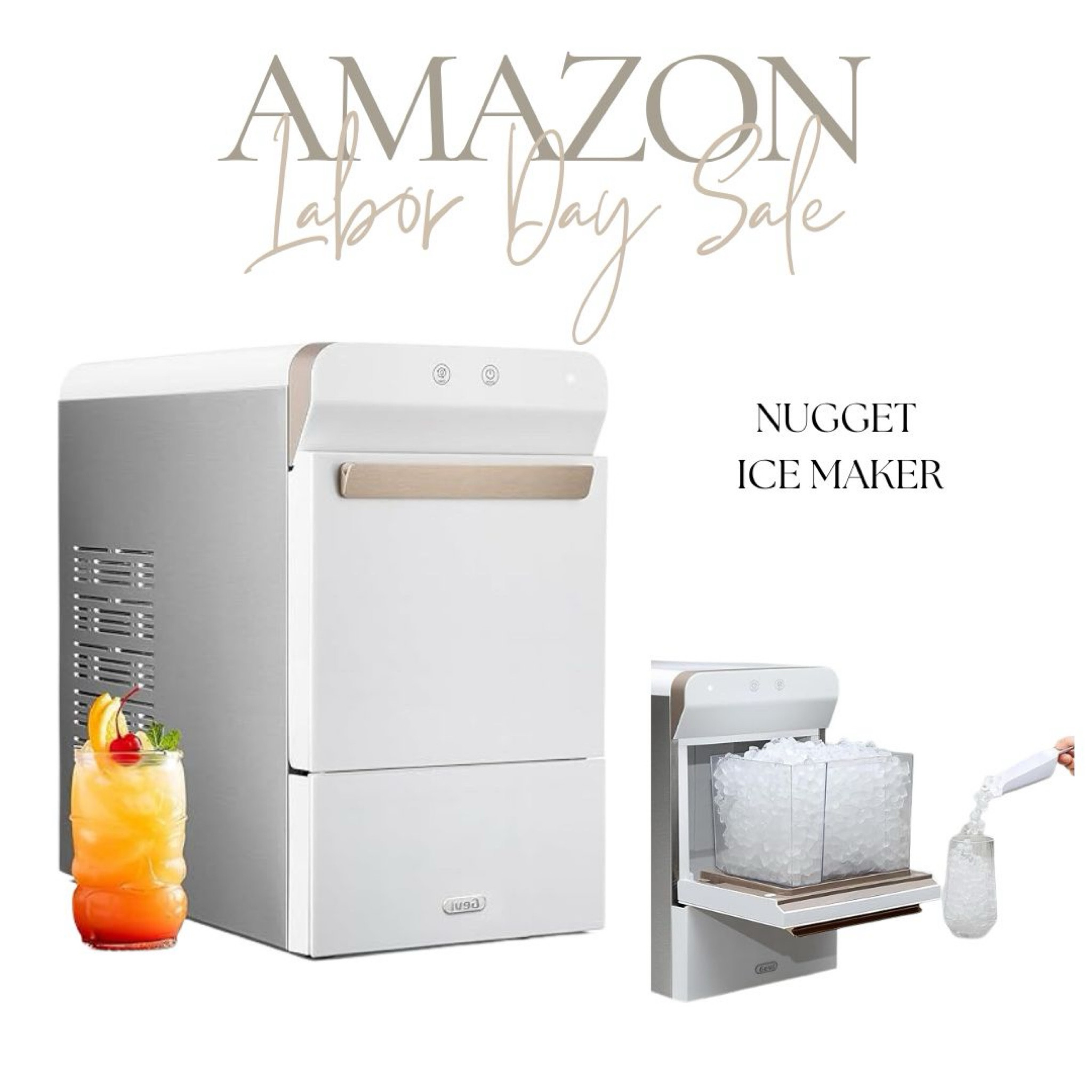 Chill out with the nugget ice maker—now 30% off on Amazon! Perfect for summer sips! ❄️ #IceMaker #amazonfinds #amazondeals #labordaysale

#LTKSaleAlert #LTKHome