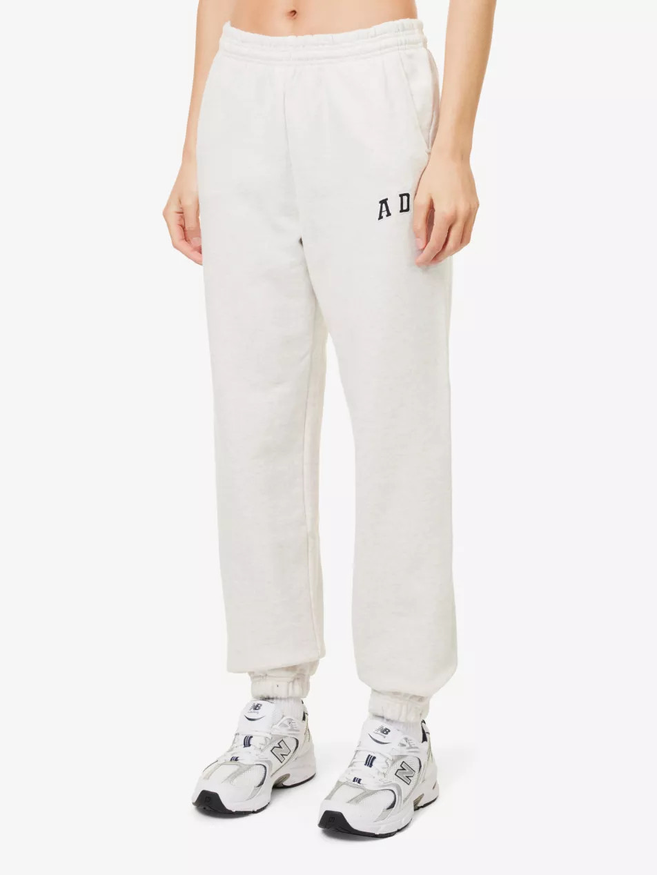 Logo-Embroidered Tapered-Leg Cotton Jogging Bottoms | Selfridges
