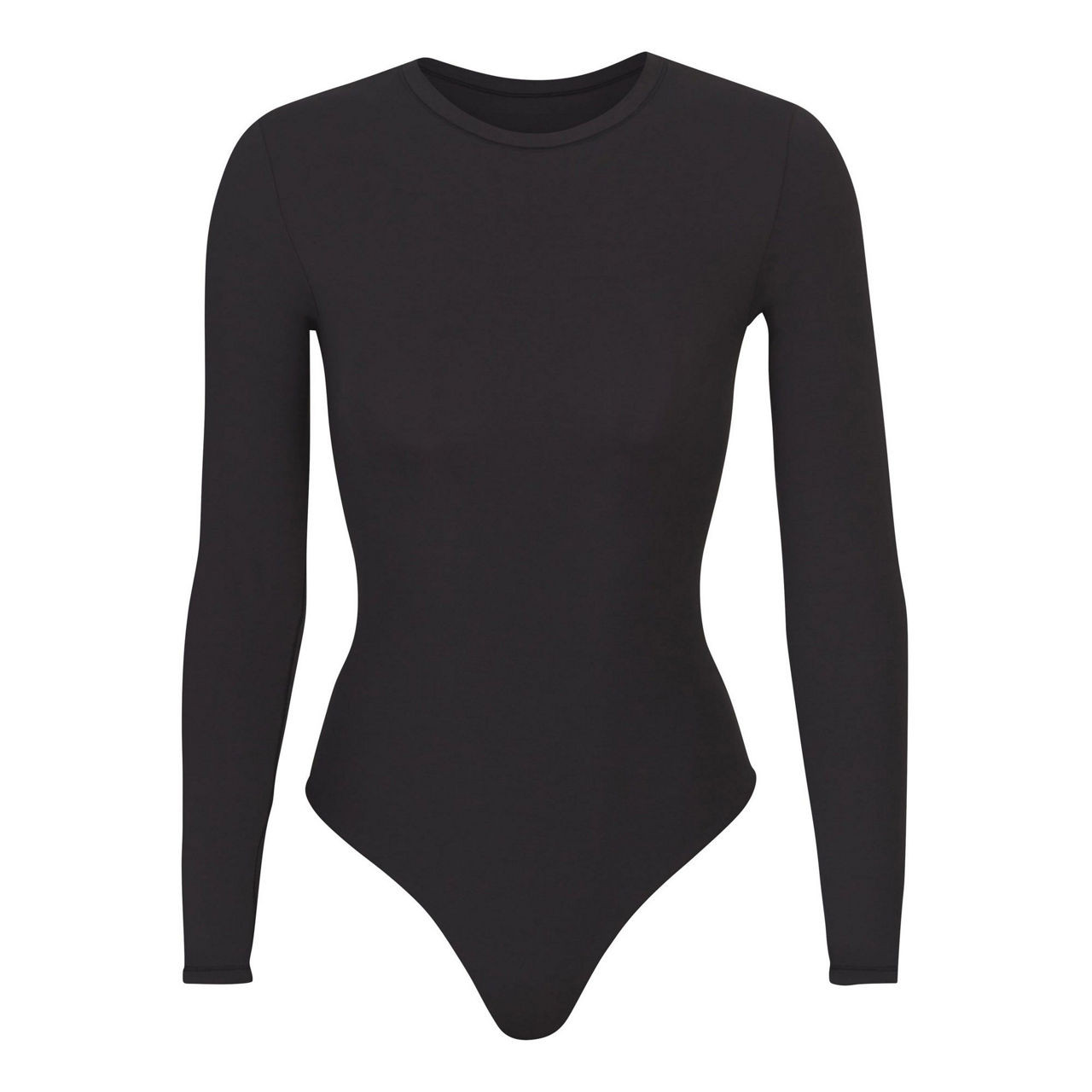 SKIMS FITS EVERYBODY Long Sleeve Bodysuit Onyx - Black | Brown Thomas (IE)