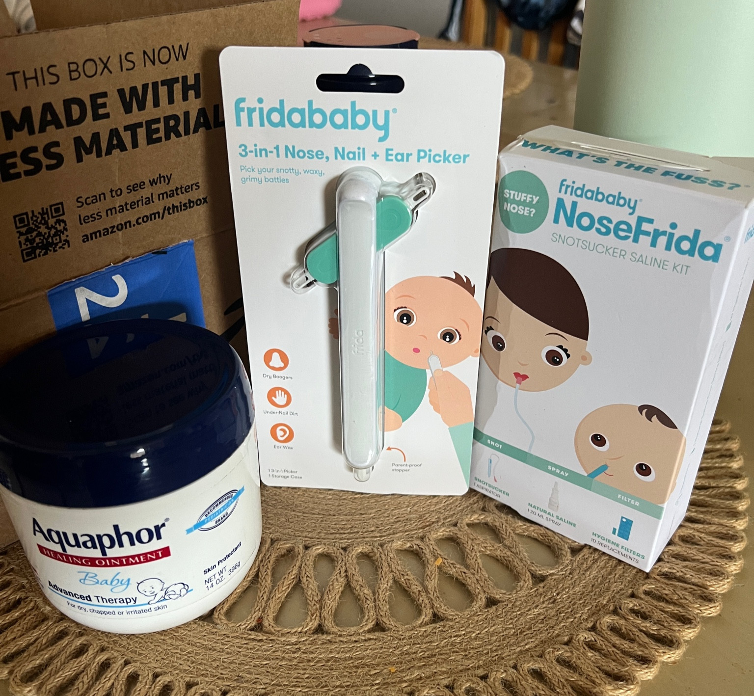 I’m getting pretty close to owning everything Frieda makes at this point! 

✨My son is 4 weeks old, and he’s congested. Has been since birth. Only at night! I’ve tried different suction bulbs, electric nose suckers, saline spray and drops and I just can’t seem to get the boogies so Amazon prime to the rescue! I loved the nose frida with my daughter. So hoping it helps this time around too! This one came with saline!
✨ I also got this little ear, nose, and fingernail picker tool… seems unnecessary, until you need it. 
✨I also needed more aquaphor! We use this for everyone in the family but I specifically got more for my sons newborn rash that seems to be getting worse 😞



#LTKfamily #LTKbaby #LTKhome