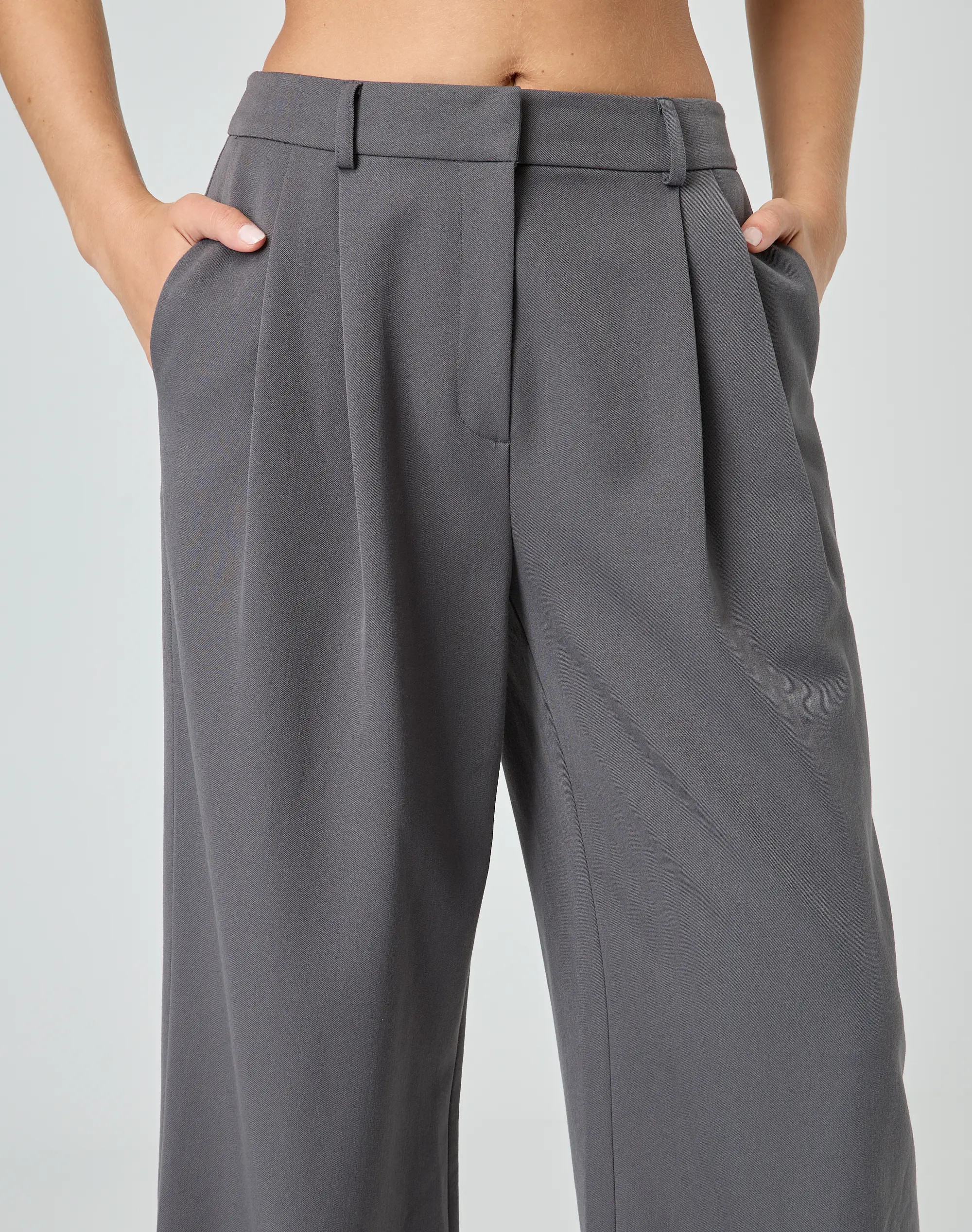 High Rise Wide Leg Tailored Pant | Glassons (Australia)