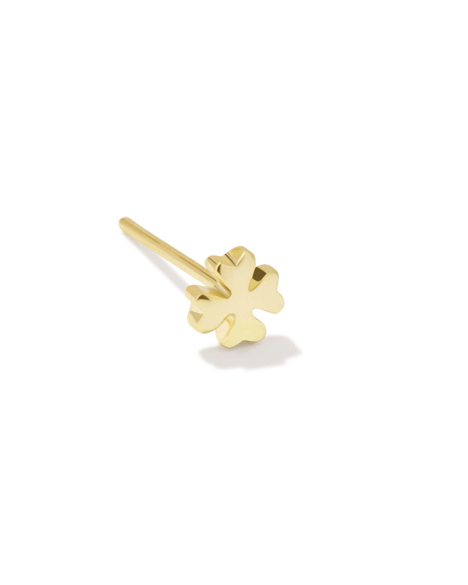 Clover Single Stud Earring in Gold | Kendra Scott
