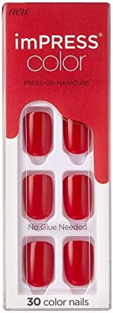 KISS imPRESS Color Press-on Manicure - Reddy or Not | Amazon (US)
