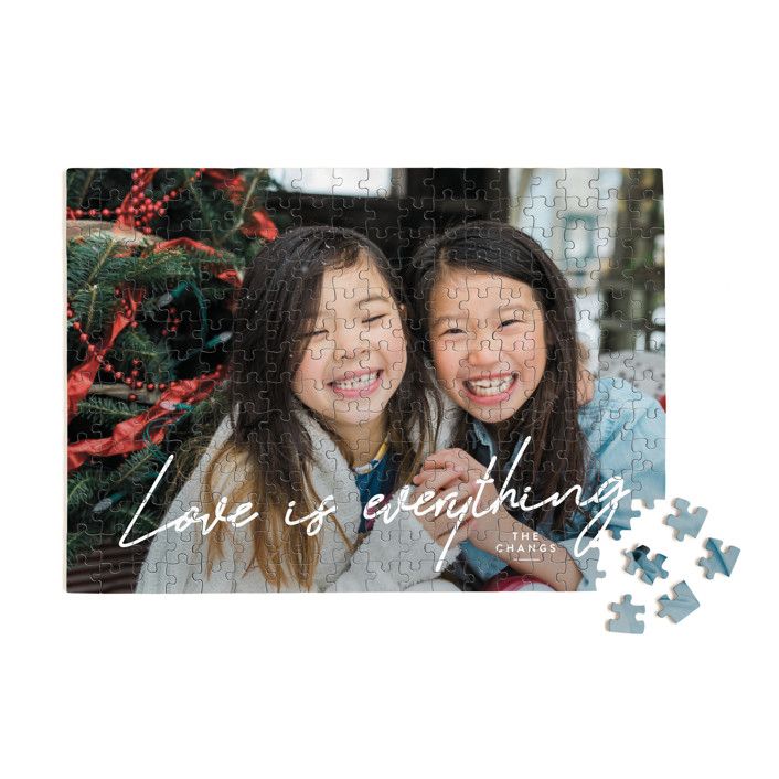 "Everything" - Customizable 252 Piece Custom Puzzle in White by Design Lotus. | Minted