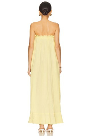 Around The World Maxi Dress in Yellow Gauze | Revolve Clothing (Global)