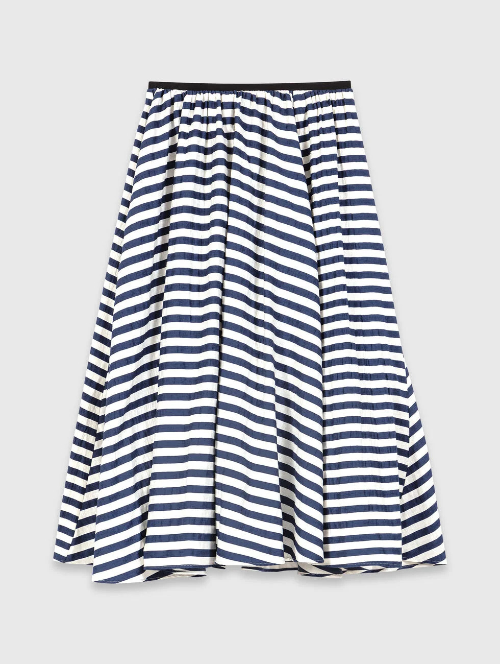 Linen-blend midi skirt White for Women | Maje | Maje EU