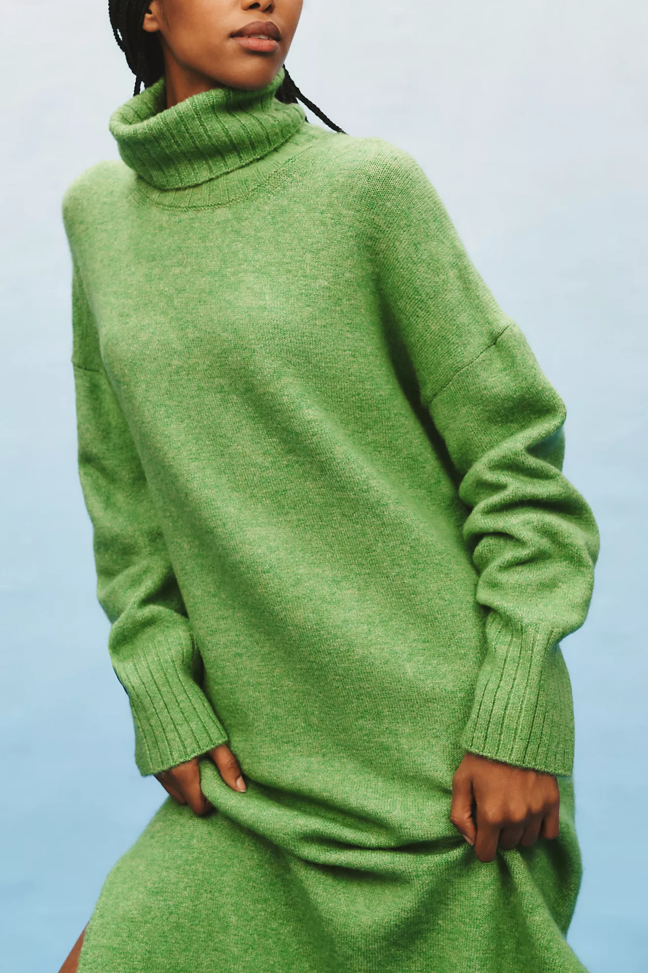 Daily Practice by Anthropologie Turtleneck Sweater Midi Dress | Anthropologie (US)