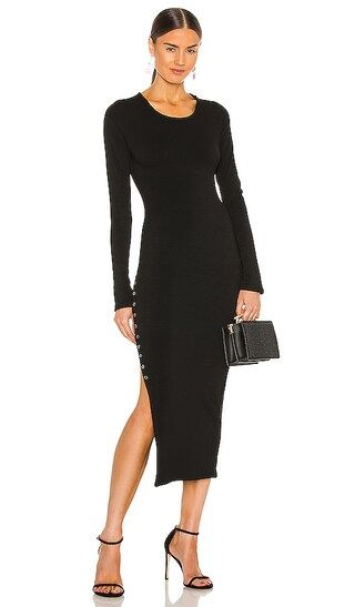 Sedona Midi Dress in Black | Revolve Clothing (Global)