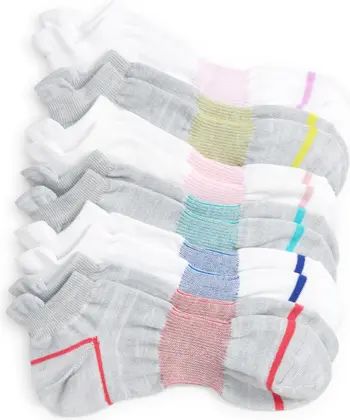 Kids' Assorted 6-Pack Sport Tab No-Show Socks | Nordstrom