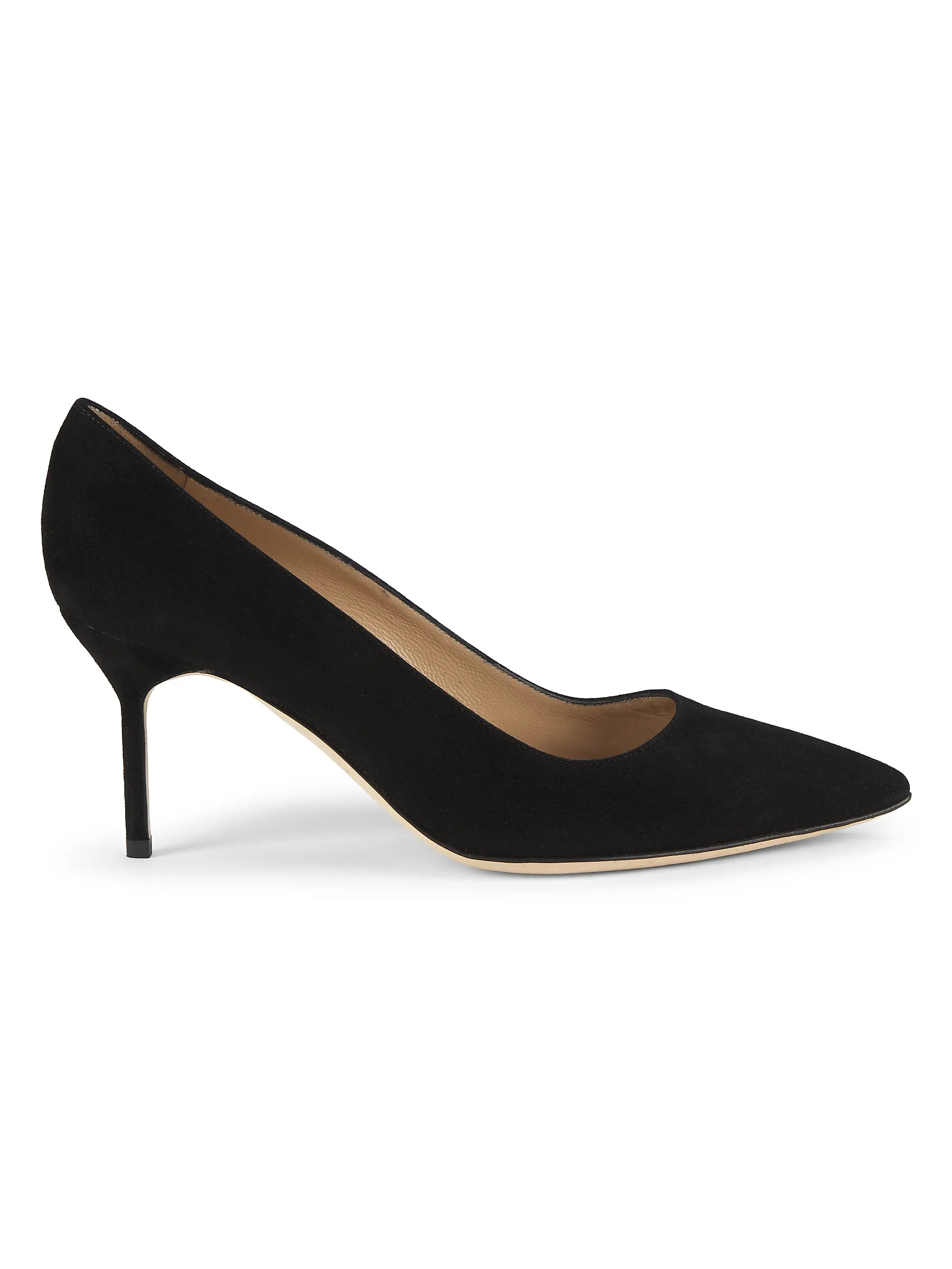 BB 70MM Suede Point Toe Pumps | Saks Fifth Avenue