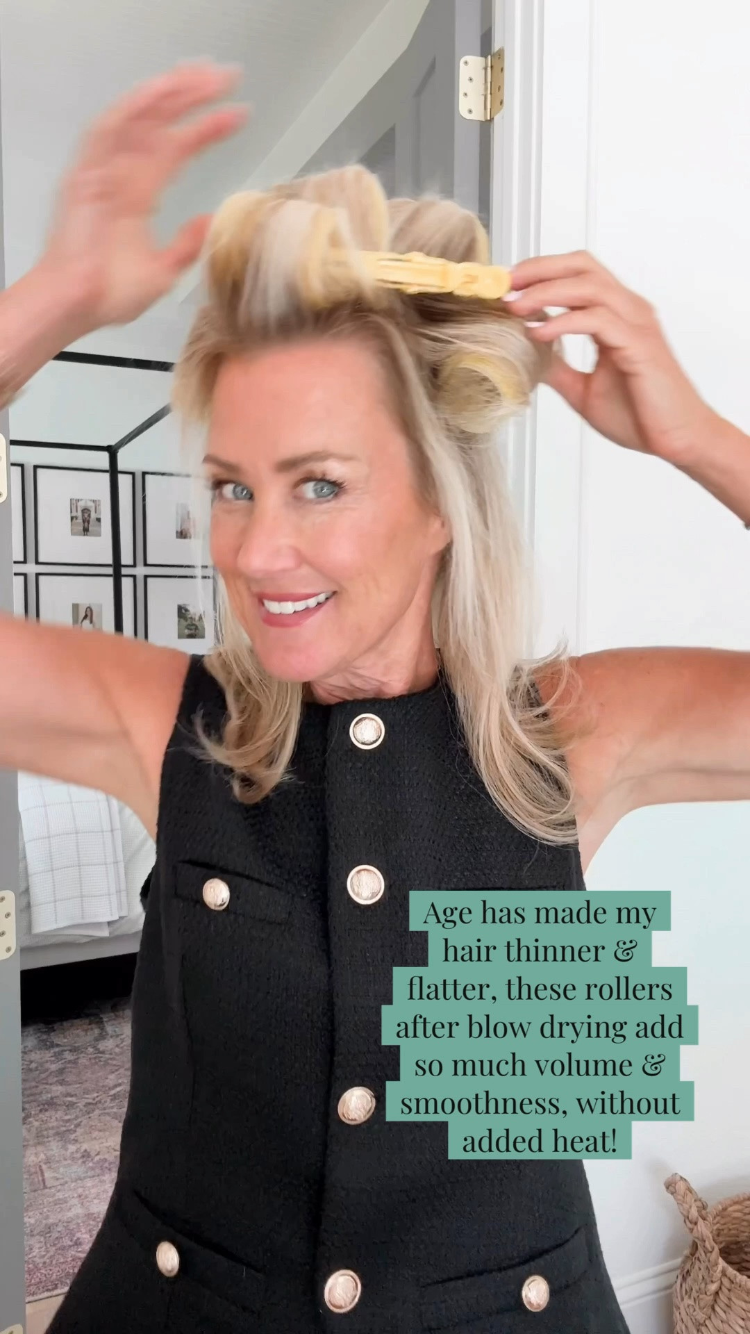 I love using rollers for extra volume!

#LTKBeauty #LTKOver40 #LTKgrwm