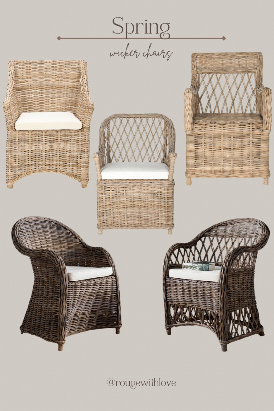Safavieh Zane Wicker Club Chair curated on LTK