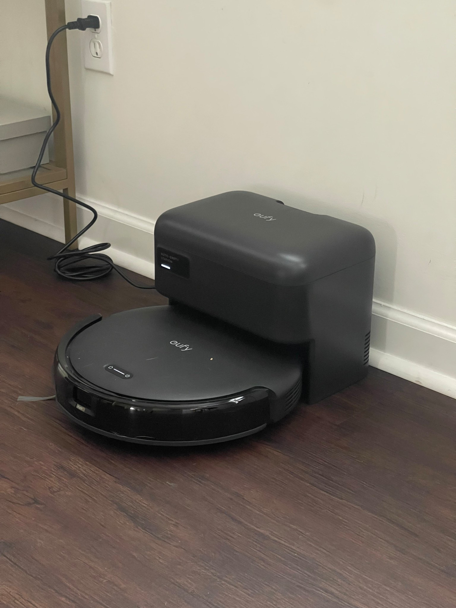 Eufy robot vacuum cleaner. Pet fur friendly and it maps the rooms so it knows where to fully vacuum. You can control everything in the app. Loving it so far!

#LTKHome #LTKSaleAlert