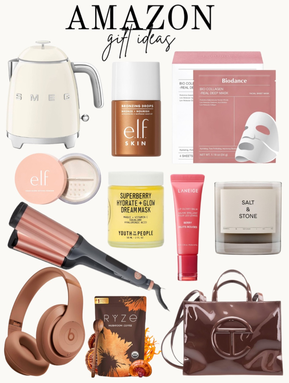 Gift guide finds on Amazon🎁🎄 a lot of these could also make great stocking stuffers 🎄

Beauty, face mask, elf cosmetics, make up, gifts for her, hair accessories, curling wand, headphones, coffee, handbag, candle, holiday gifts

#LTKSeasonal #LTKHoliday #LTKGiftGuide
