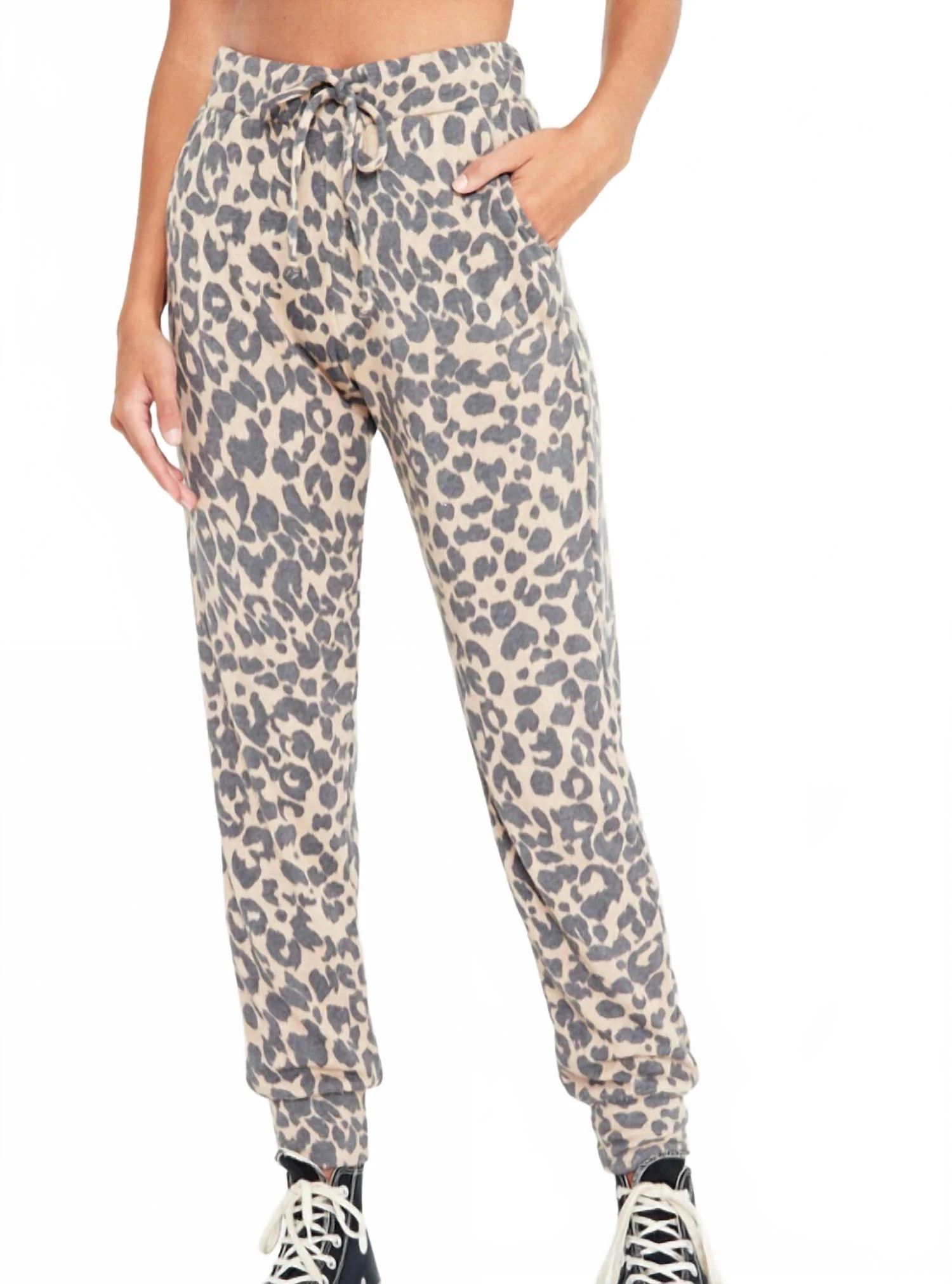 Lovin' Printed Pants In Leopard | Shop Simon