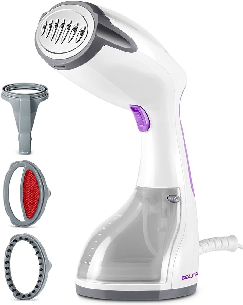 BEAUTURAL Steamer for Clothes, Portable Handheld Garment Fabric Wrinkles Remover, 30-Second Fast ... | Amazon (US)