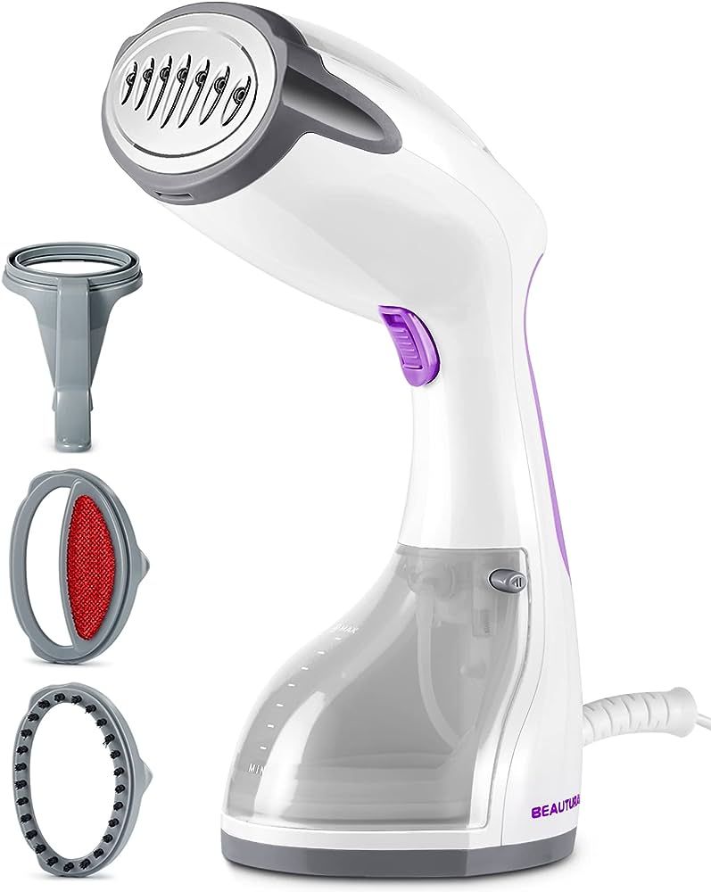 BEAUTURAL Steamer for Clothes, Portable Handheld Garment Fabric Wrinkles Remover, 30-Second Fast ... | Amazon (US)