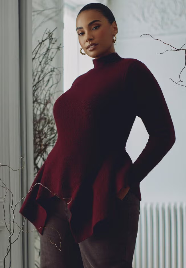 Peplum Sweater | Eloquii