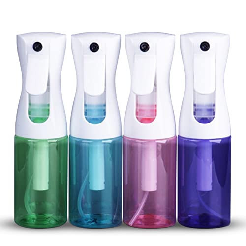 Continuous Water Mister Spray Bottle - Nano Fine Mist Sprayer - Empty, Reusable Beauty Spray Bottle - Cleaning, Hairstyling & Plants - 5oz/150ml (Variety Pack) | Amazon (US)