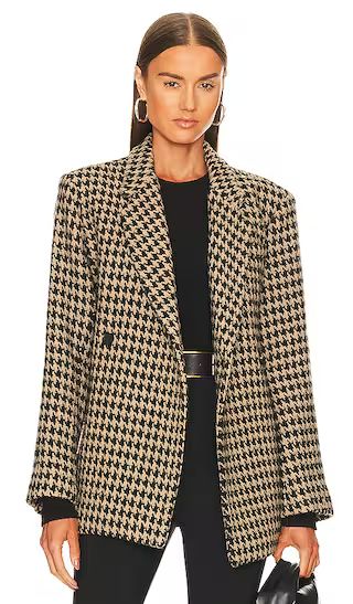 Kaia Blazer in Houndstooth | Revolve Clothing (Global)