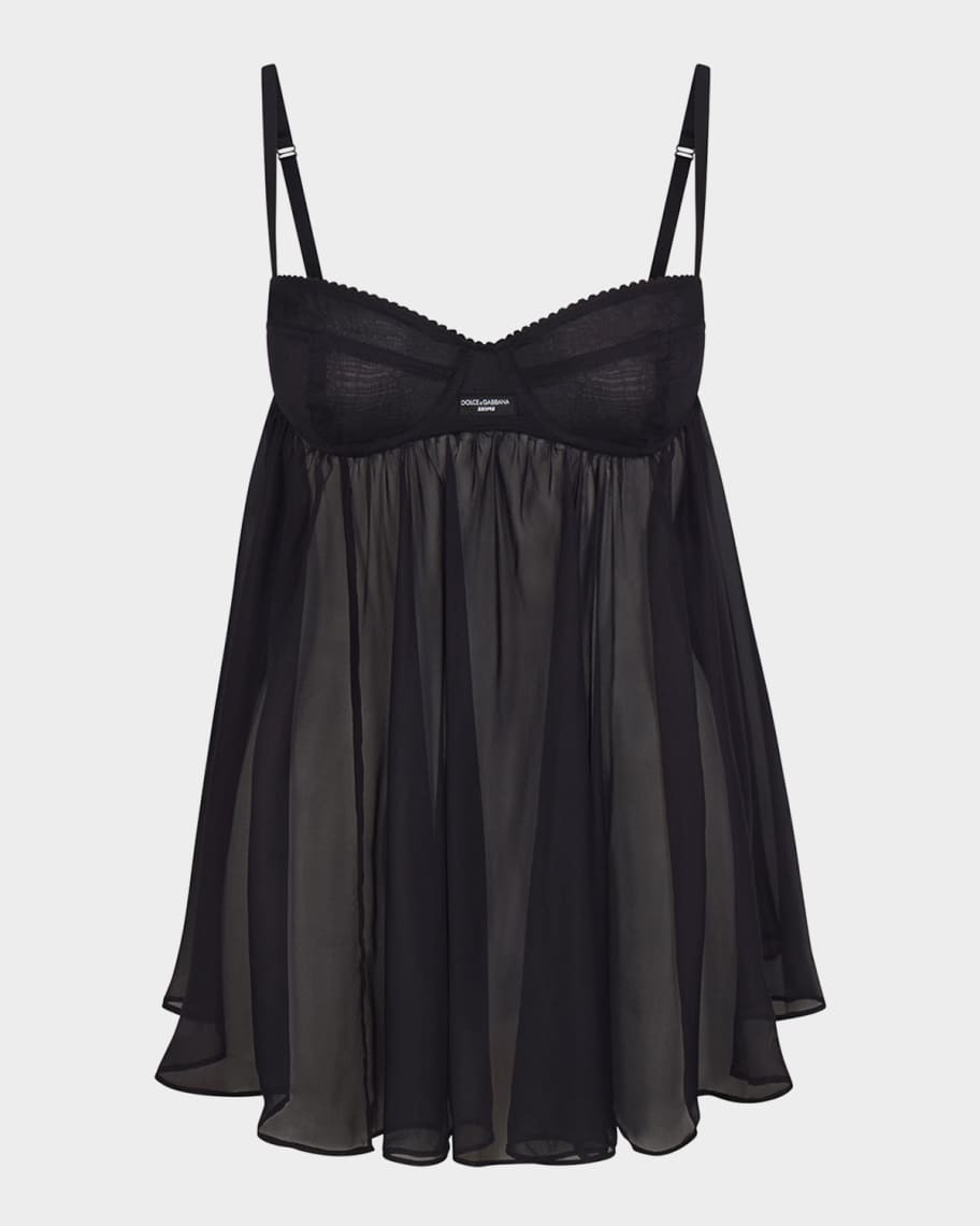 Dolce&Gabbana x SKIMS SKIMS Romance Mini Dress | Neiman Marcus