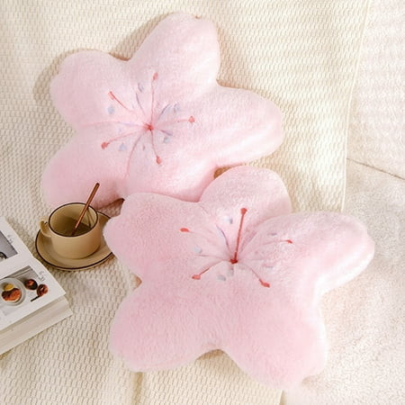 Zruodwans Flower Plush Pillow Cherry Blossom Pillow Soft & Comfortable Cushion Adorable Flower Plush | Walmart (US)