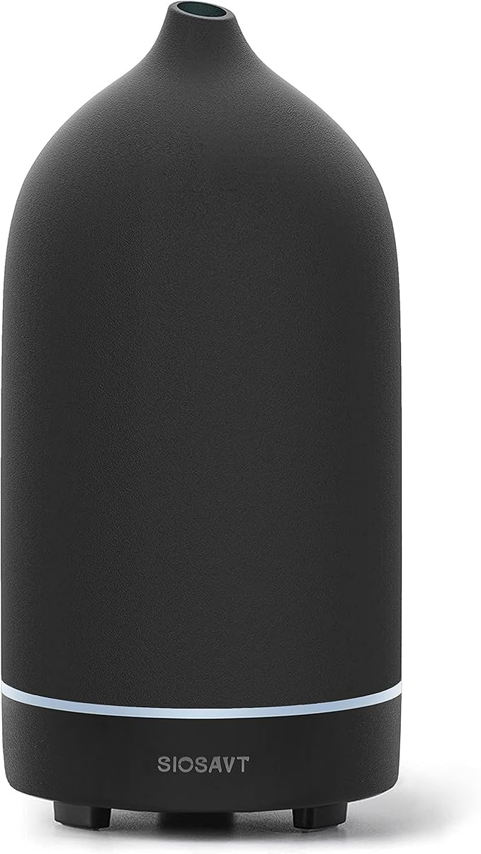 SIOSAVT Essential Oil Diffuser,Ultrasonic Cool Mist Air Diffuser,Handcrafted Ceramic Diffuser for... | Amazon (US)