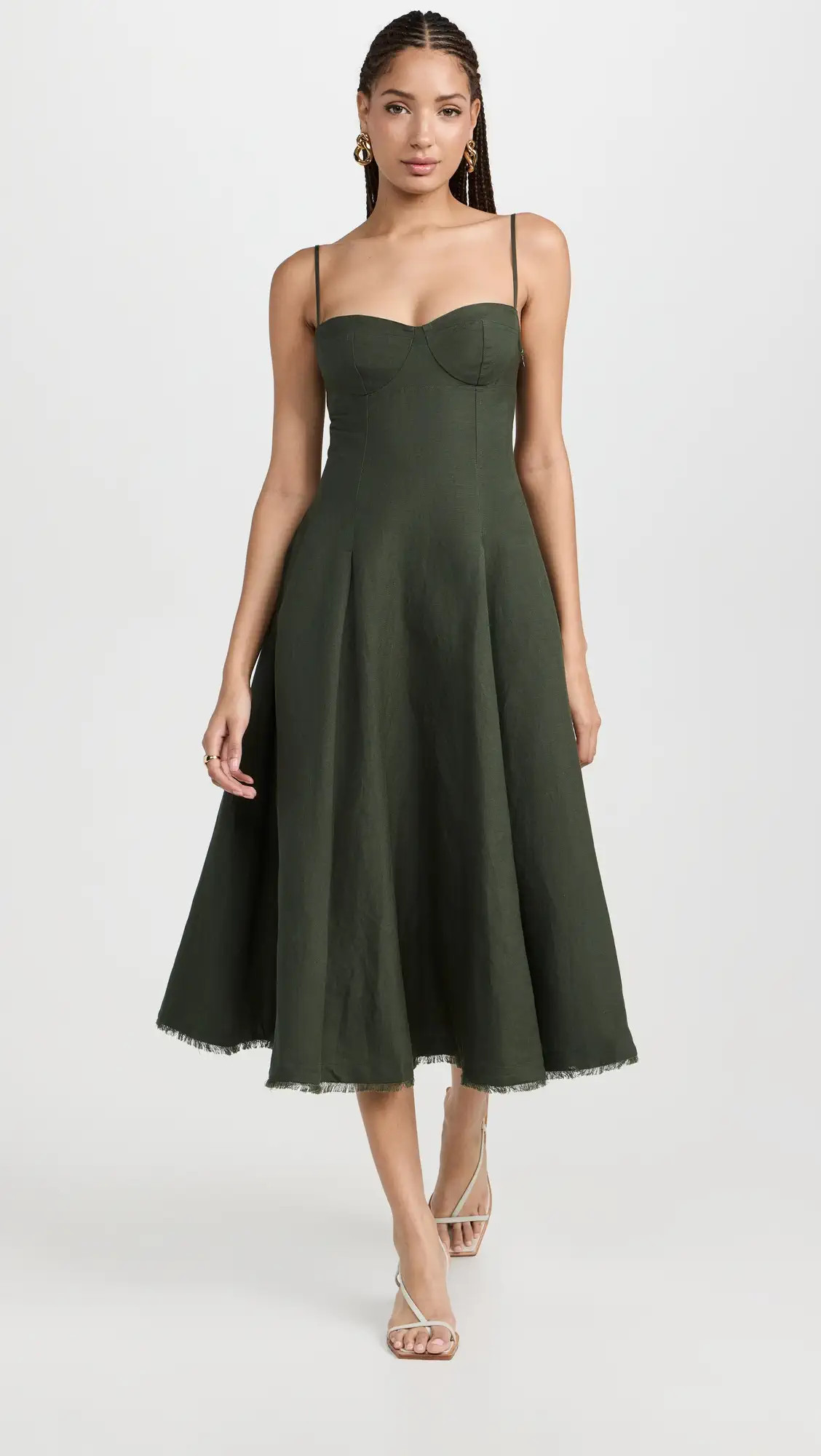 Analise Bustier Midi Dress | Shopbop