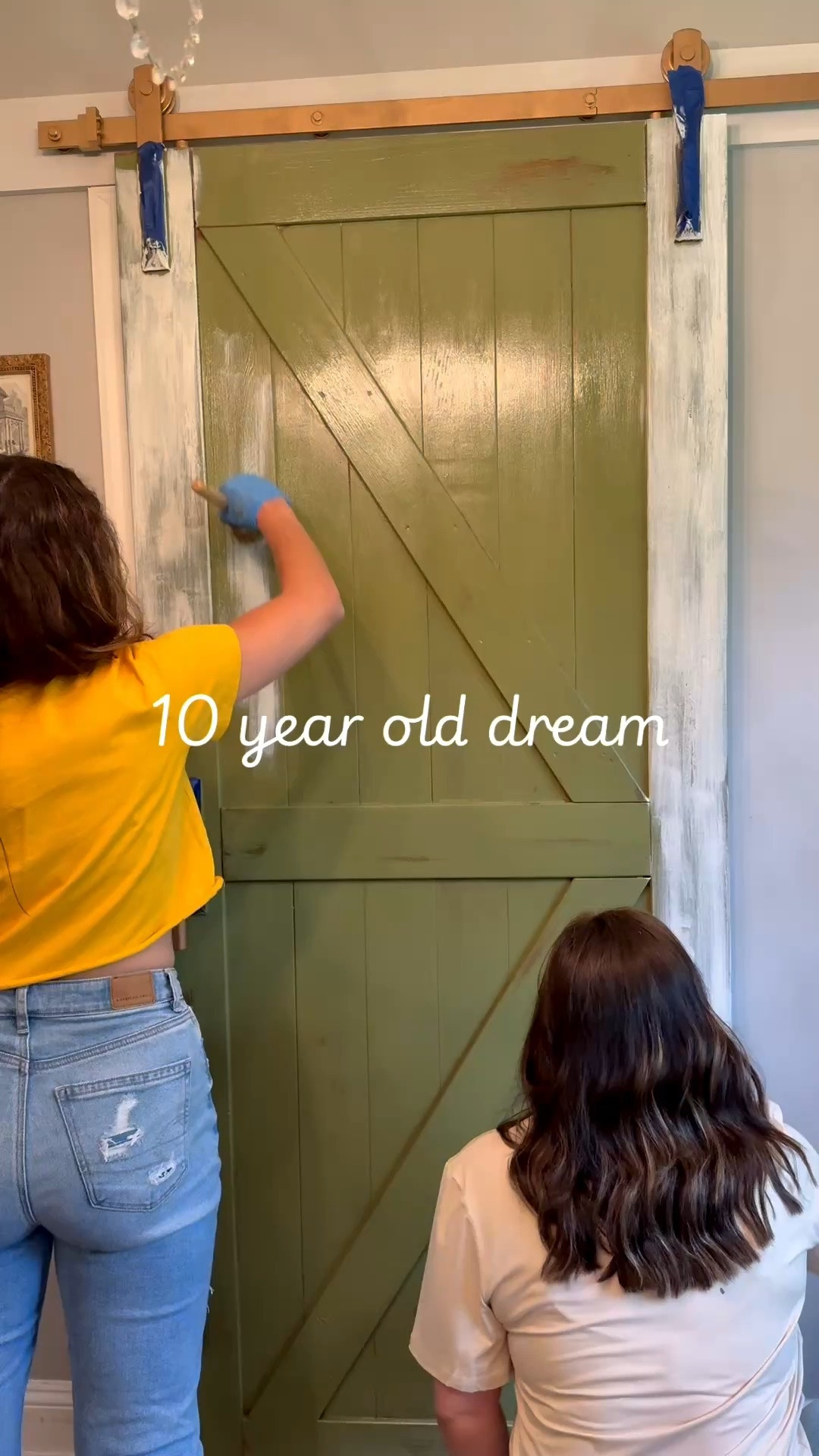 This feels like something my 10-year-old self would’ve dreamed up 🤎✨ Cozy corners, vintage details, collected pieces, and DIY projects that make a house feel magical.

Watching these little ideas come to life one project at a time is honestly the best part. This door transformation added so much warmth and character to the space and made everything feel even cozier.

#ltkhome #cozyhome #vintagehome #cottagedecor #homediy #collectedhome #vintageinspired #cottagecore #cozydecor #homeinspo